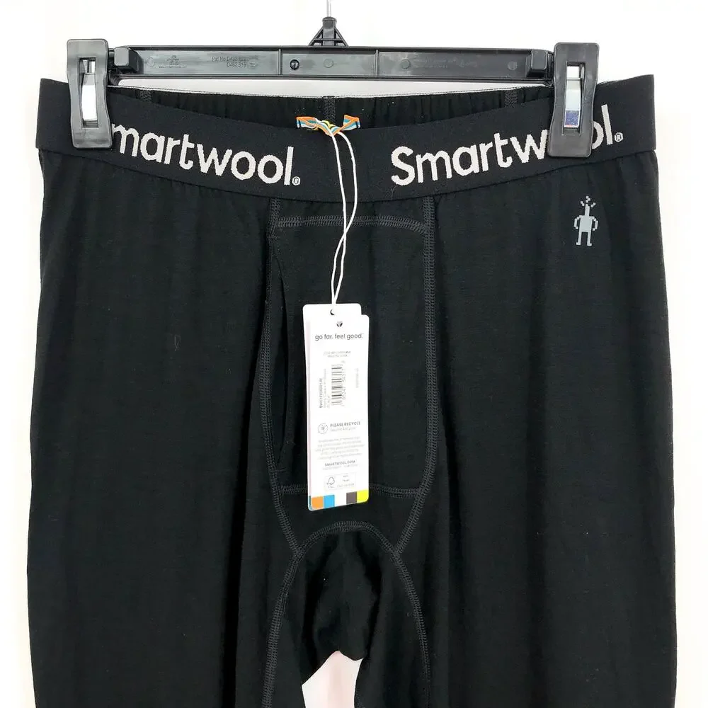 SMARTWOOL Men's Classic All Season Merino Bottom Medium Black Base Layer NWT